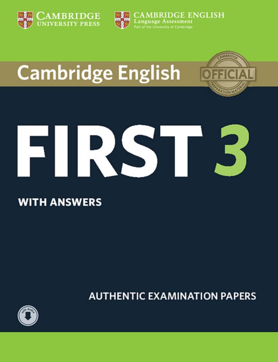 Cover: 9783125352131 | Cambridge English First 3. Student's Book with answers and...