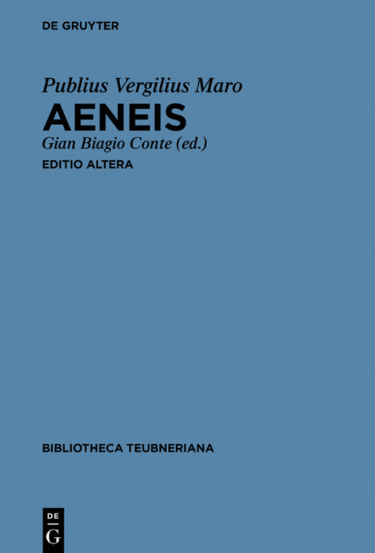 Cover: 9783110647372 | Aeneis | Editio altera | Vergil | Buch | LI | Latein | 2019