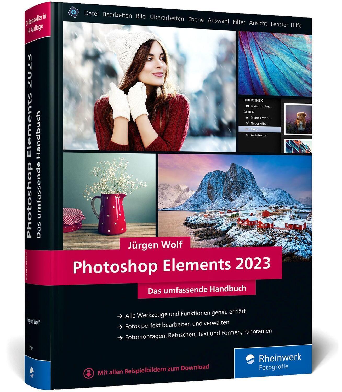 Cover: 9783836294294 | Photoshop Elements 2023 | Jürgen Wolf | Buch | Rheinwerk Fotografie
