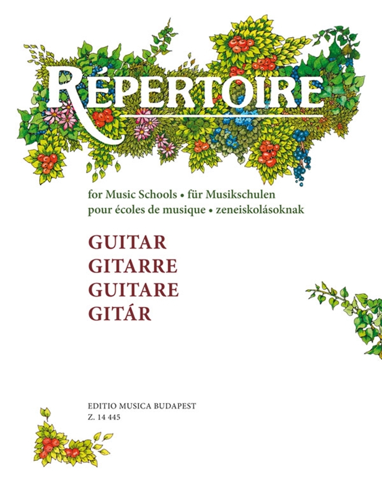 Cover: 9790080144459 | Repertoire für Musikschulen für Gitarre | Buch | 2005