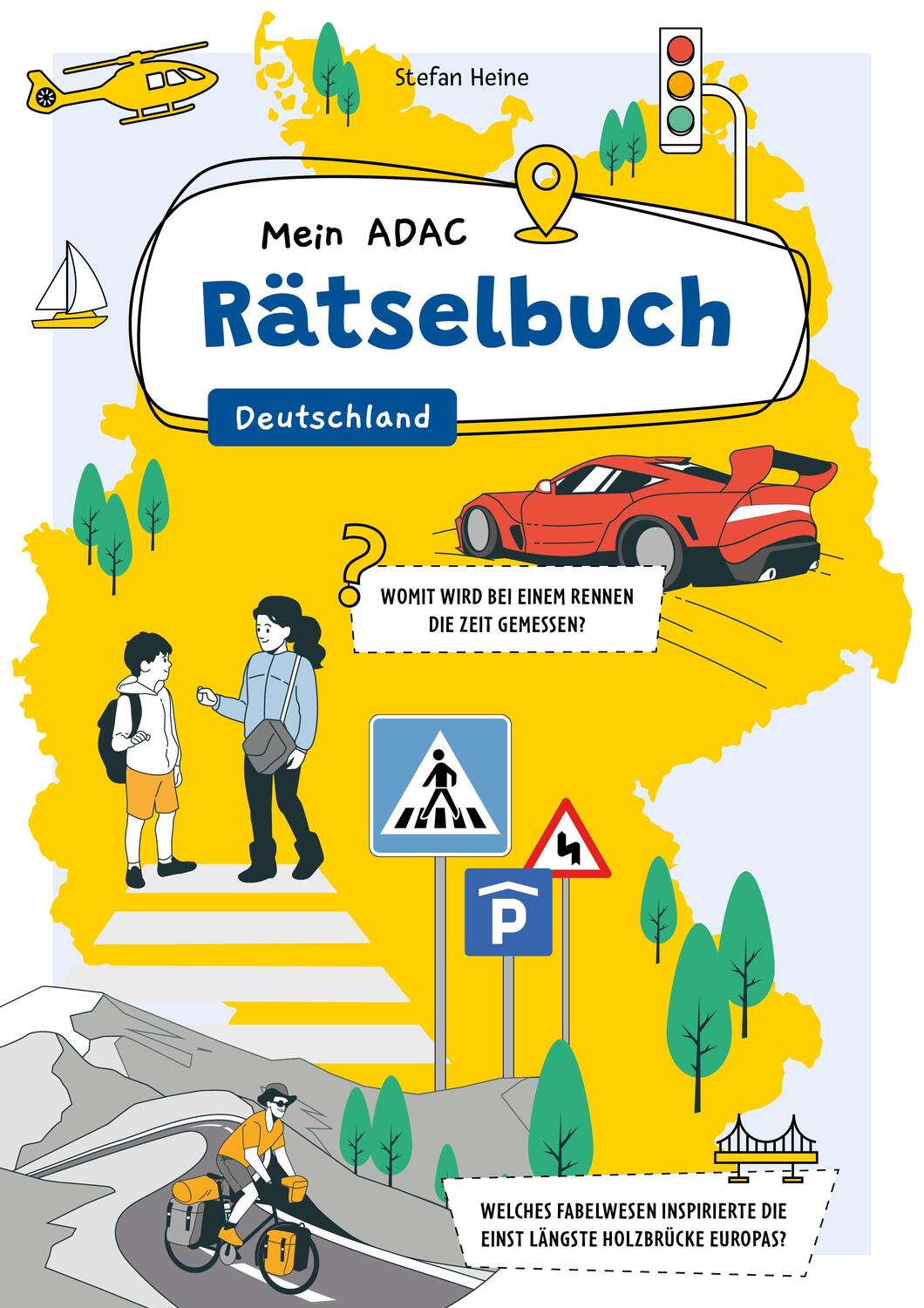 Cover: 9783963473548 | Mein ADAC Rätselbuch - Deutschland | Stefan Heine | Taschenbuch | 2024