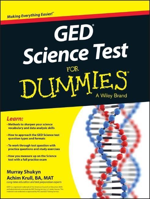 Cover: 9781119029885 | GED Science for Dummies | Murray Shukyn (u. a.) | Taschenbuch | 240 S.