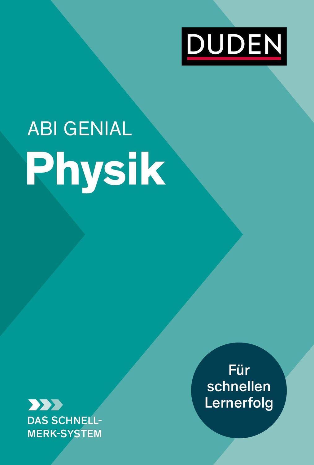 Cover: 9783411059669 | Abi genial Physik: Das Schnell-Merk-System | Horst Bienioschek | Buch