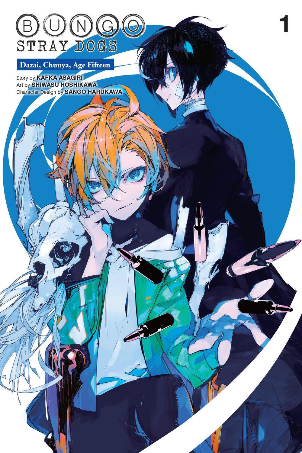 Cover: 9781975389444 | Bungo Stray Dogs: Dazai, Chuuya, Age Fifteen, Vol. 1 | Kafka Asagiri