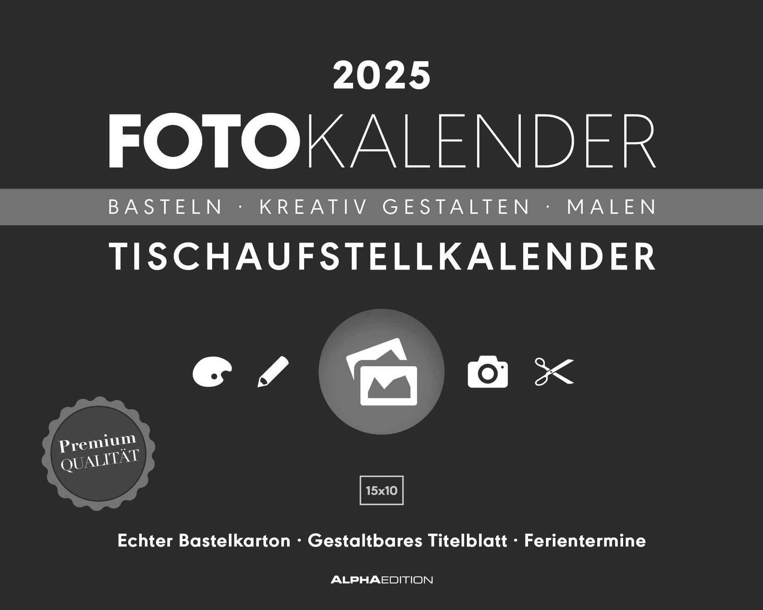 Cover: 4251732341978 | Creative Line Tischaufsteller quer 2025 - Kreativ-Kalender -...