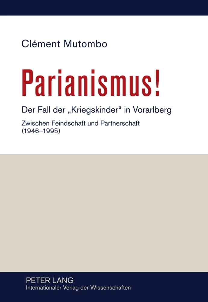 Cover: 9783631600221 | Parianismus! | Clément Mutombo | Taschenbuch | Deutsch