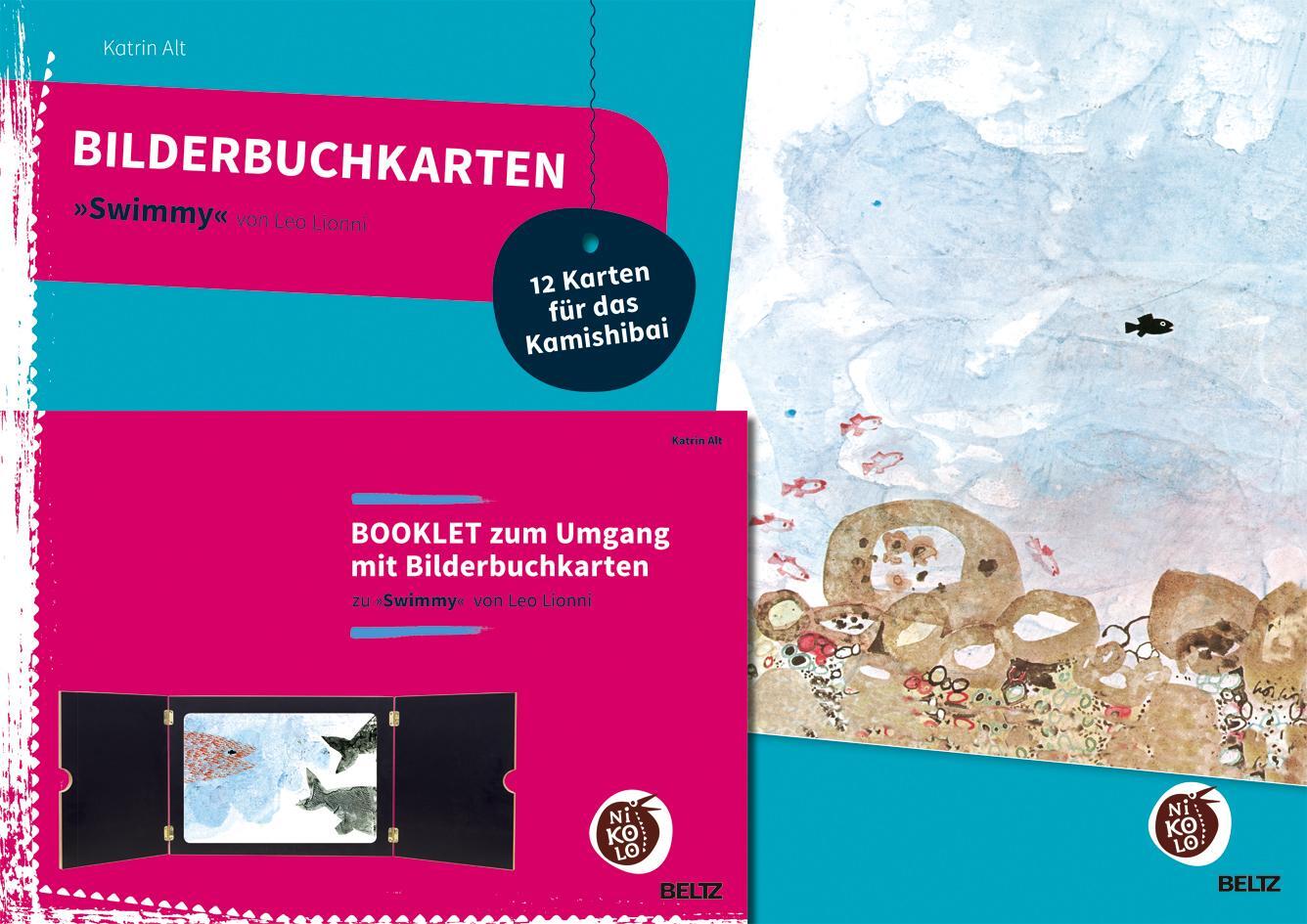 Cover: 4019172200169 | Bilderbuchkarten »Swimmy« von Leo Lionni | Katrin Alt | Box | 13 S.