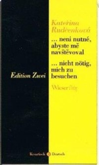 Cover: 9783851293739 | ...nicht nötig, mich zu besuchen /...neni nutné, abyste me navstevoval