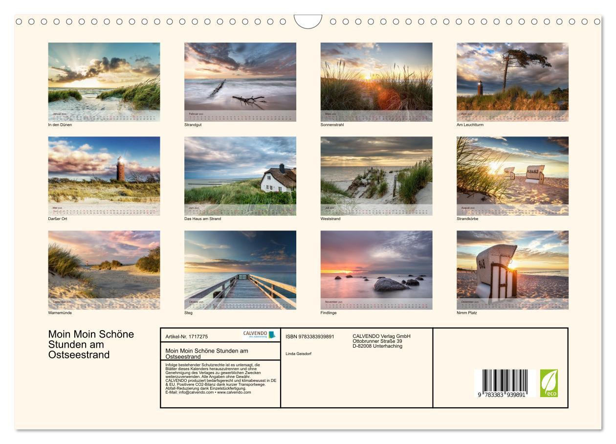 Bild: 9783383939891 | Moin Moin Schöne Stunden am Ostseestrand (Wandkalender 2025 DIN A3...