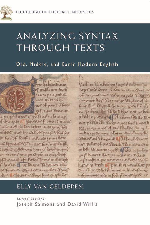 Cover: 9781474420389 | Analyzing Syntax Through Texts | Old, Middle, and Early Modern English