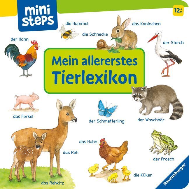 Cover: 9783473317585 | ministeps: Mein allererstes Tierlexikon | Ab 12 Monaten | Ana Weller
