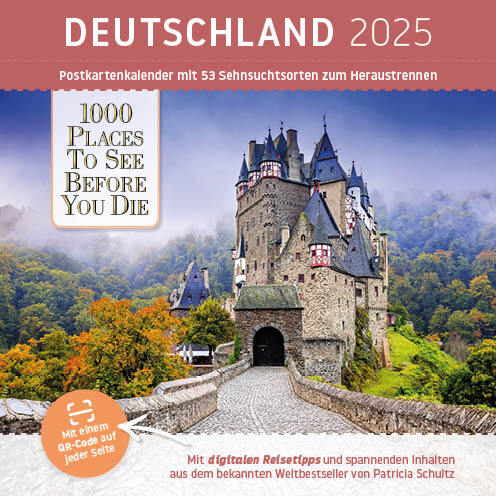 Cover: 9783961417537 | Deutschland 2025 | 1000 Places Postkartenkalender | Schulz Andreas