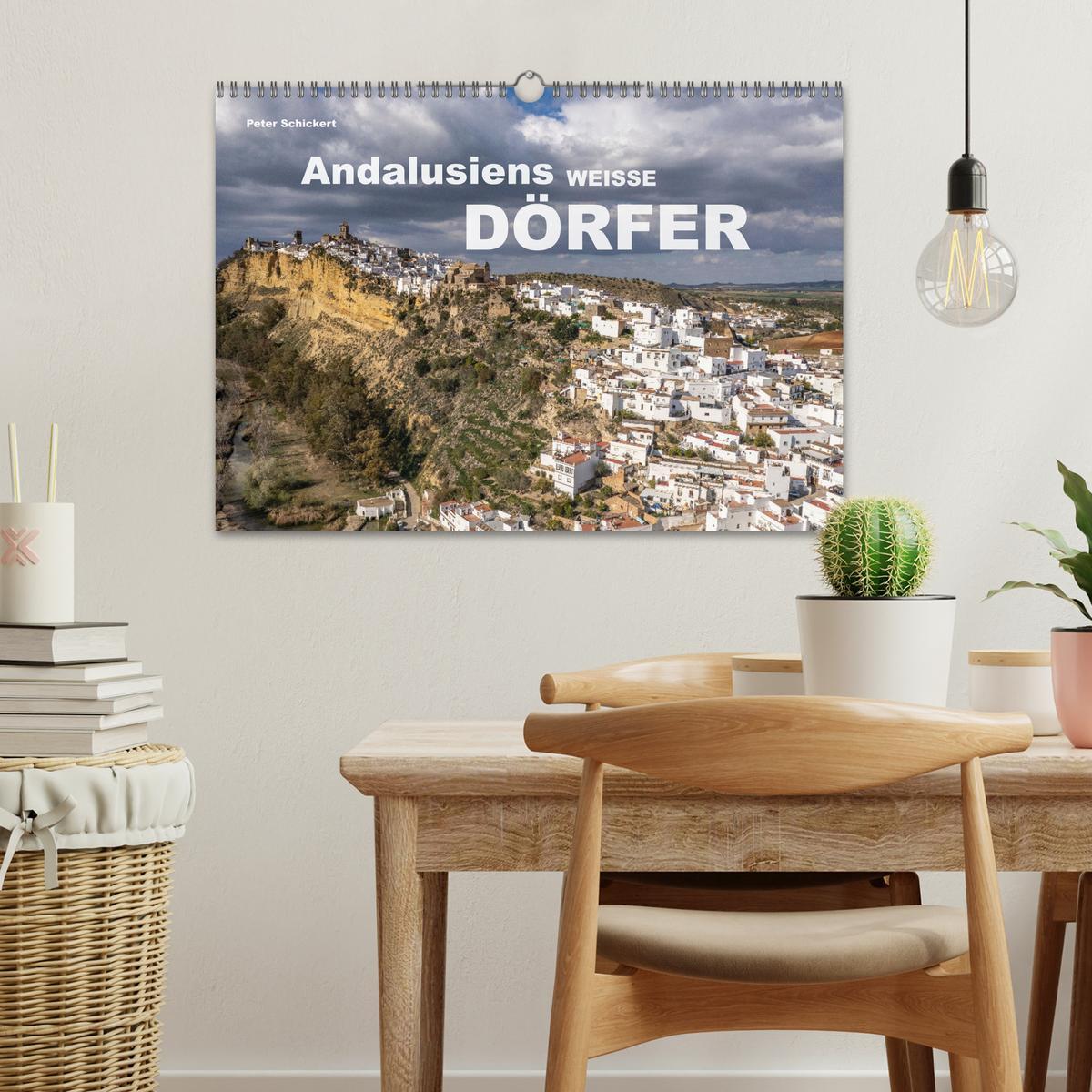 Bild: 9783435161072 | Andalusiens weisse Dörfer (Wandkalender 2025 DIN A3 quer), CALVENDO...