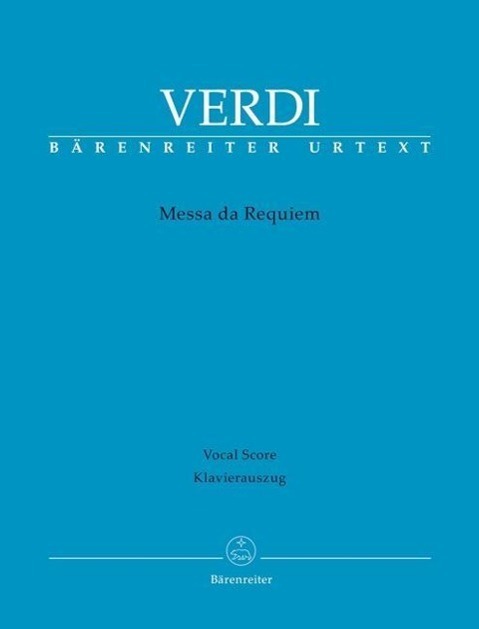Cover: 9790006541591 | Messa da Requiem | Klavierauszug | Giuseppe Verdi | Taschenbuch | 2014