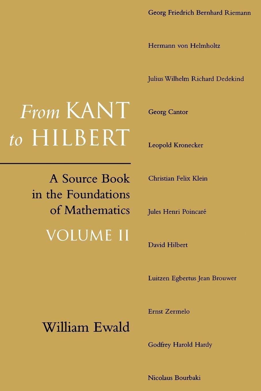 Cover: 9780198505365 | From Kant to Hilbert Volume 2 | William Bragg Ewald | Taschenbuch