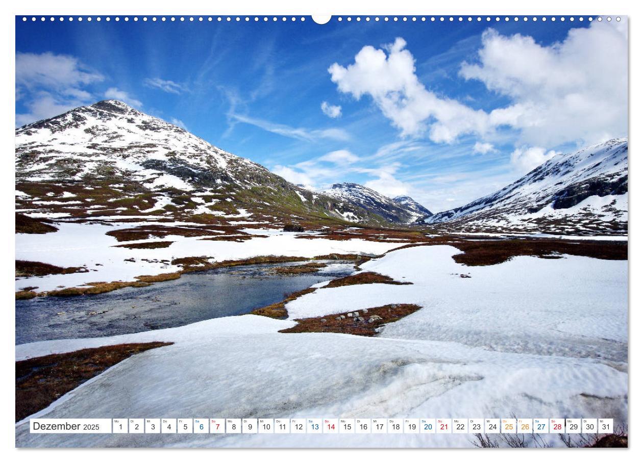 Bild: 9783435470440 | Norwegen PUR (Wandkalender 2025 DIN A2 quer), CALVENDO Monatskalender