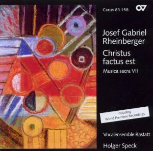 Cover: 4009350831582 | Speck/Vocalensemble Rastatt: Christus Factus Est-Musica Sacr | CD