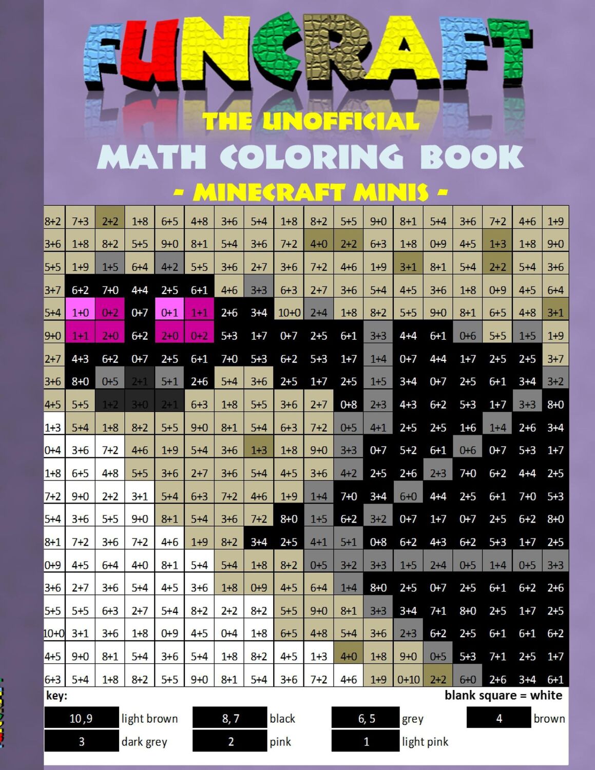 Cover: 9783743137523 | Funcraft - The unofficial Math Coloring Book: Minecraft Minis | Taane