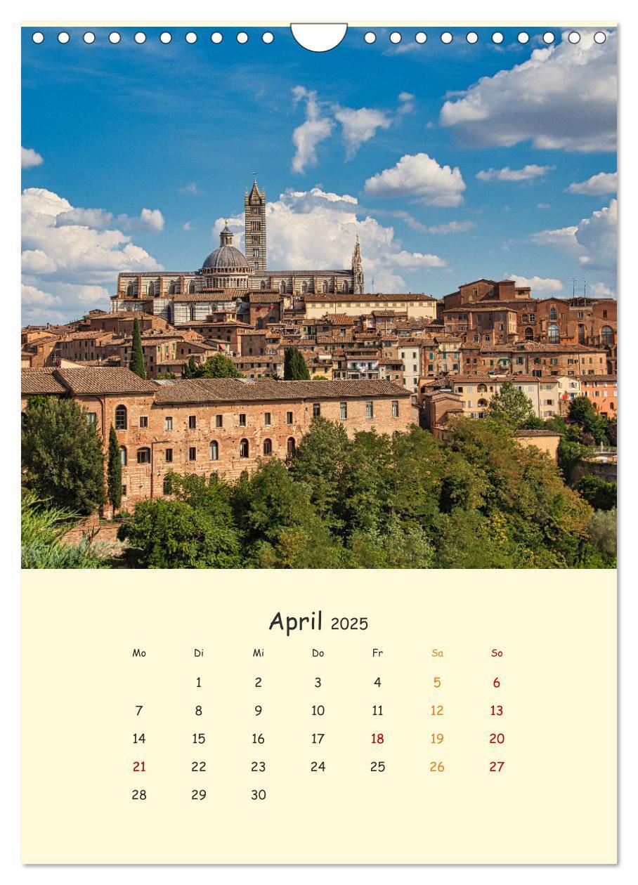 Bild: 9783435887361 | Siena - Impressionen (Wandkalender 2025 DIN A4 hoch), CALVENDO...