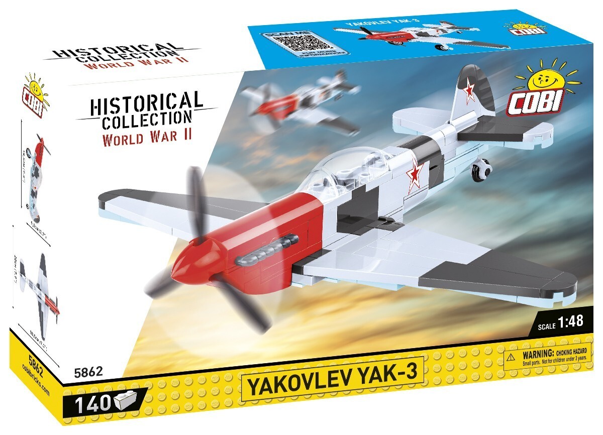 Cover: 5902251058623 | COBI Historical Collection 5862 - YAKOVLEV YAK-3, Easy Planes | 2023