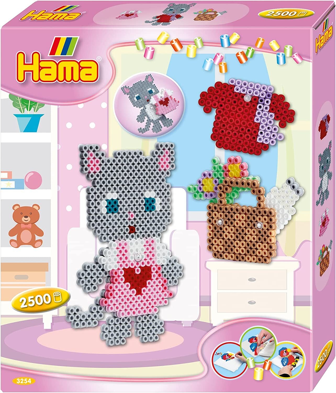 Cover: 28178032548 | Hama 3254 - Geschenkpackung Anziehkatze mit ca. 2500...