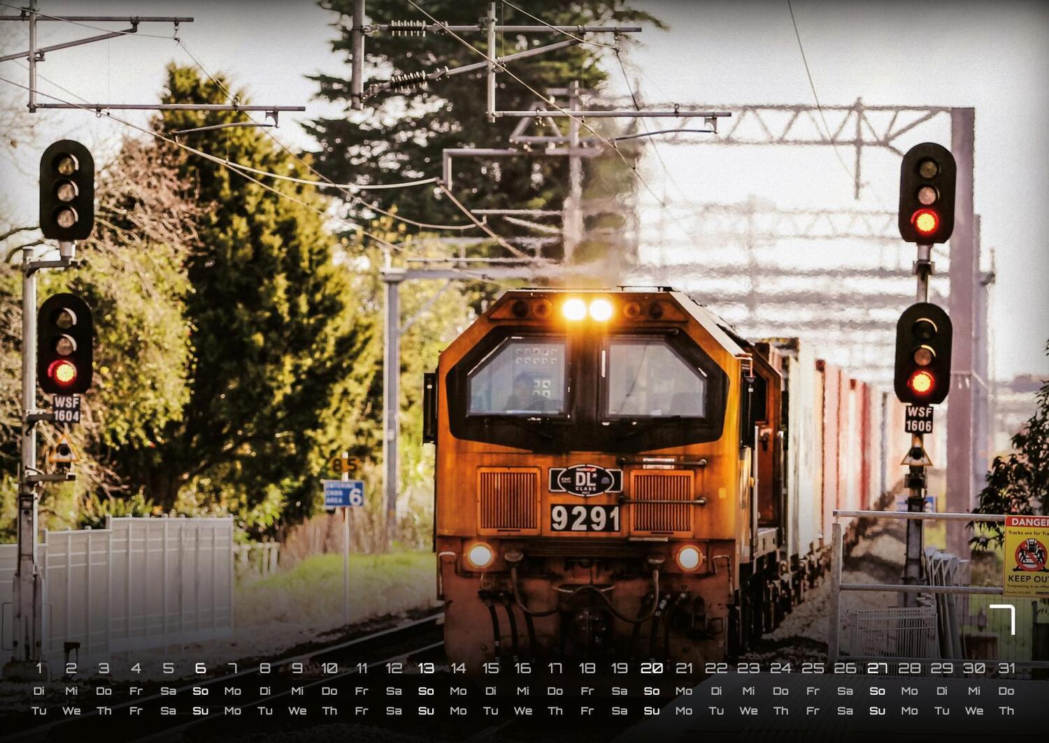 Bild: 9783986734497 | Eisenbahn - faszinierende Bahnwelt - 2025 - Kalender DIN A2 | de