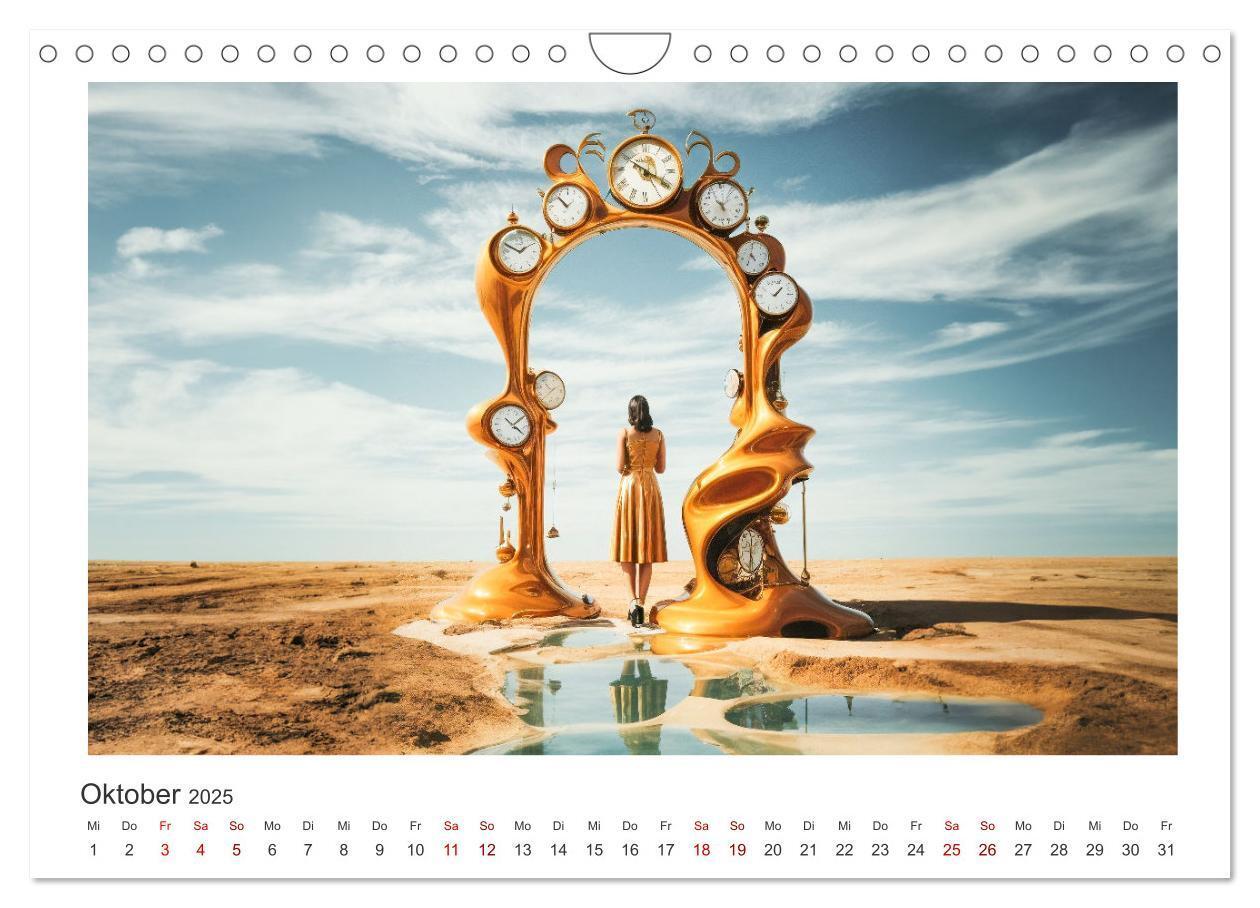 Bild: 9783383843587 | Zeit ist abstrakt (Wandkalender 2025 DIN A4 quer), CALVENDO...