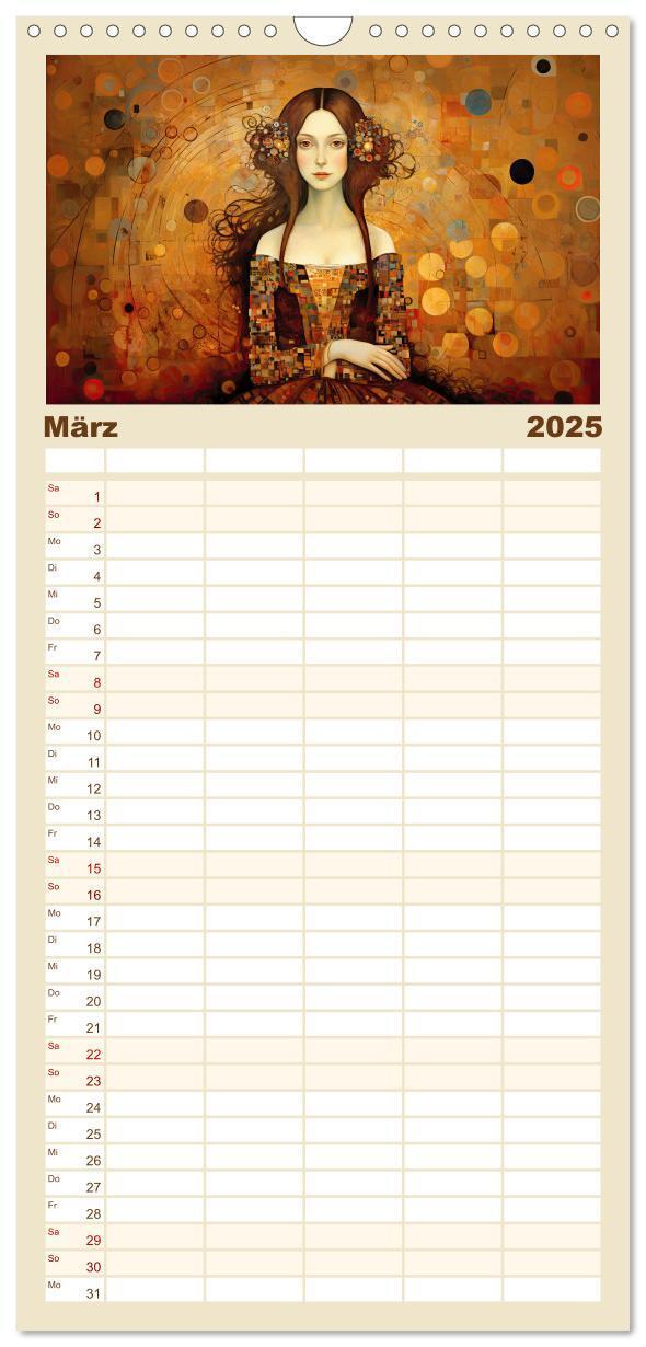 Bild: 9783457091739 | Familienplaner 2025 - Malertausch mit 5 Spalten (Wandkalender, 21 x...