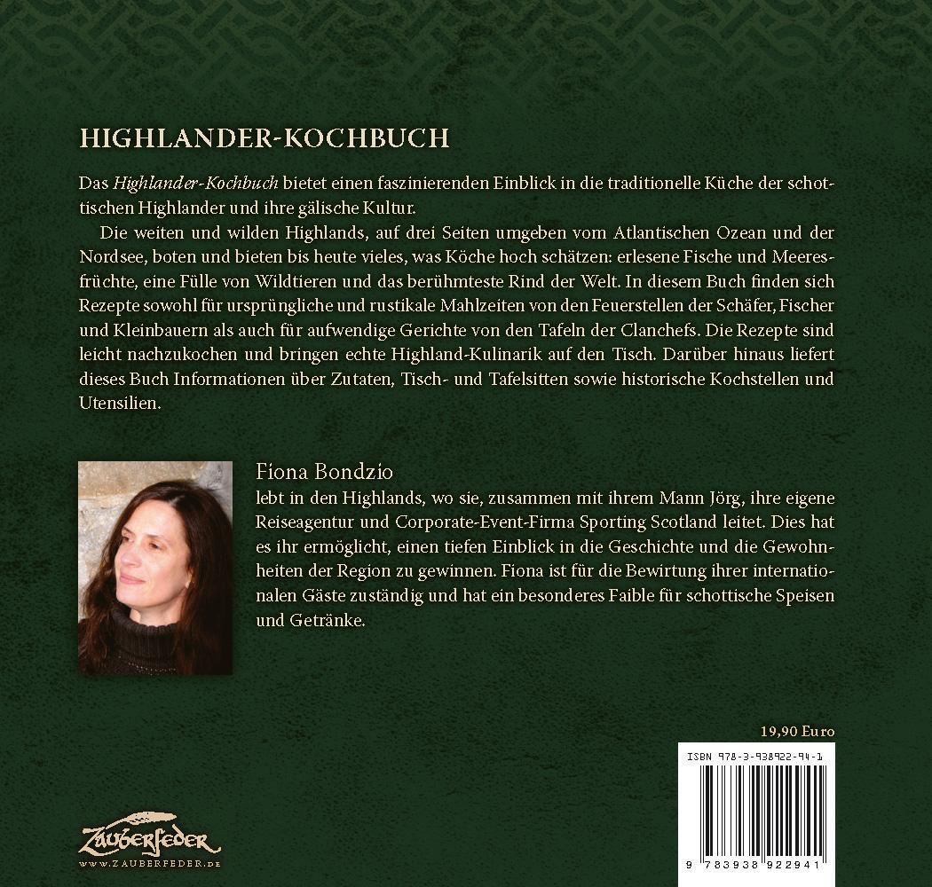 Rückseite: 9783938922941 | Highlander-Kochbuch | Buch | 112 S. | Deutsch | 2020