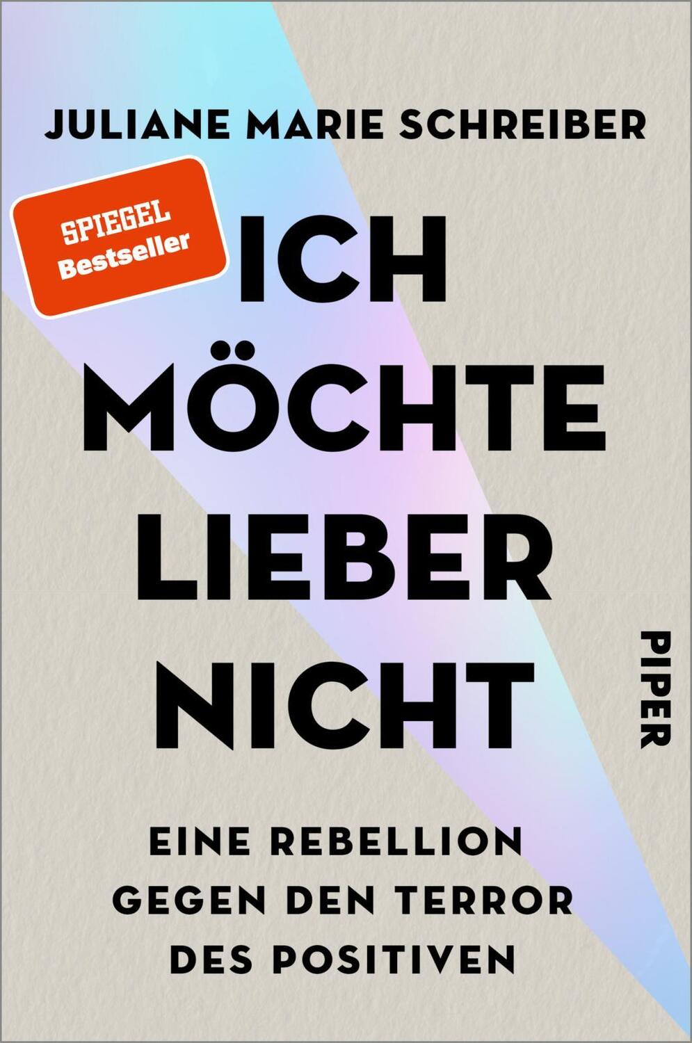 Cover: 9783492062848 | Ich möchte lieber nicht | Juliane Marie Schreiber | Taschenbuch | 2022