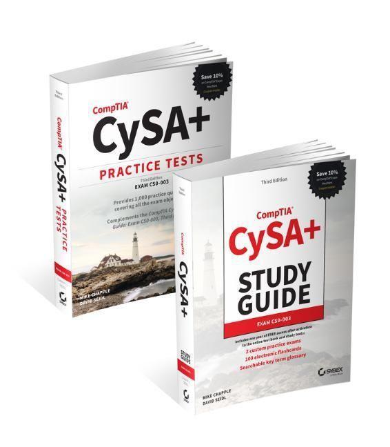 Cover: 9781394182961 | CompTIA CySA+ Certification Kit | Exam CS0-003 | Mike Chapple (u. a.)