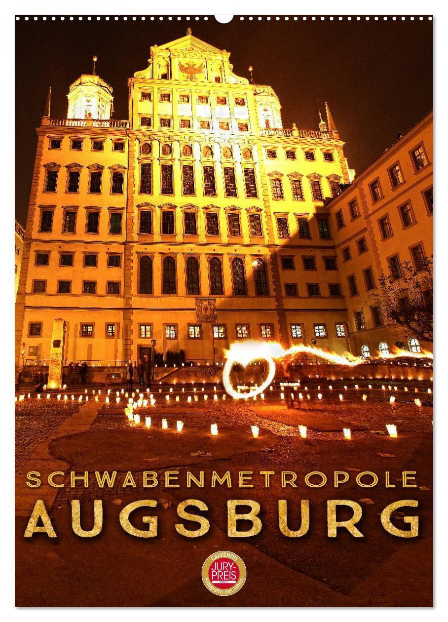 Cover: 9783457042397 | Schwabenmetropole Augsburg (Wandkalender 2025 DIN A2 hoch),...