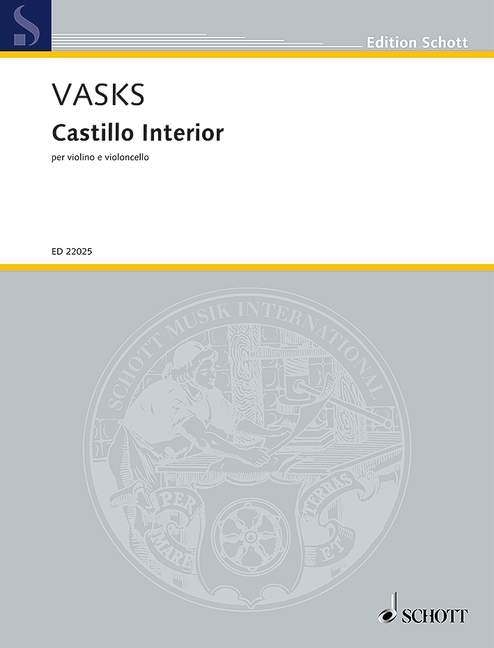 Cover: 9790001200530 | Castillo Interior | Peteris Vasks | Buch | 28 S. | Deutsch | 2015