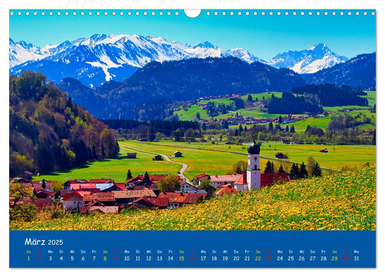 Bild: 9783435065981 | Allgäu Liebe (Wandkalender 2025 DIN A3 quer), CALVENDO Monatskalender