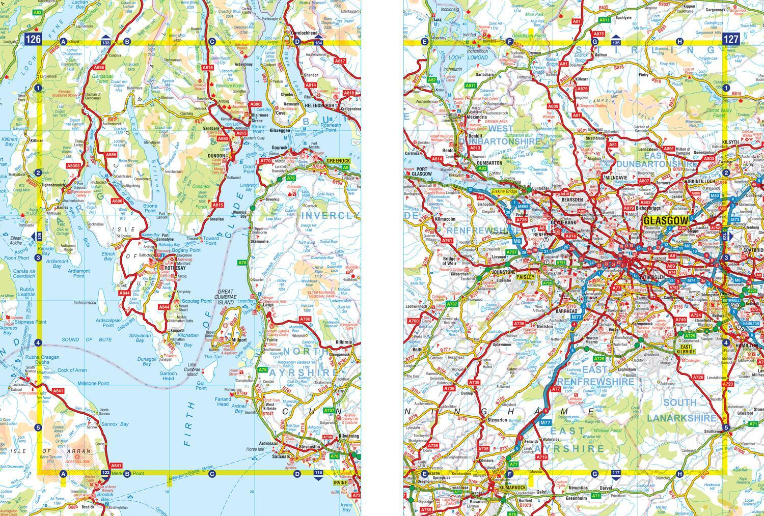 Bild: 9780008597634 | Great Britain A-Z Handy Road Atlas 2024 (A5 Spiral) | AâEUR¿Z maps