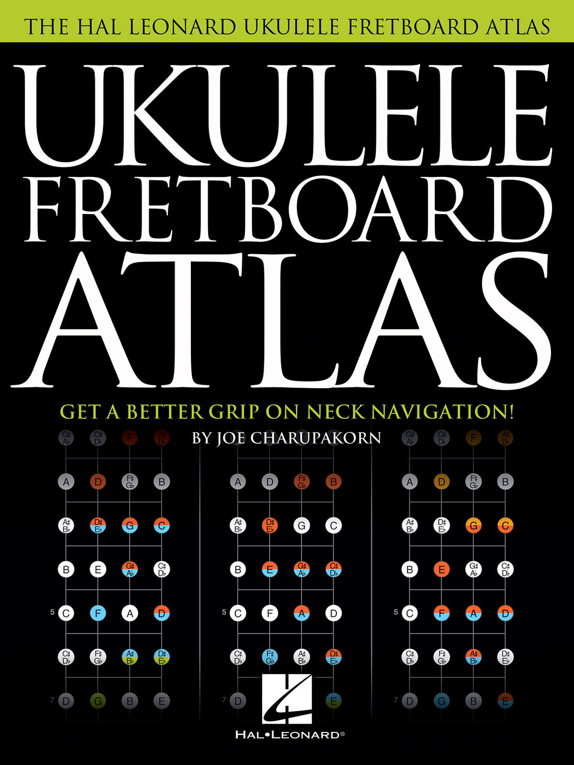 Cover: 888680655051 | Ukulele Fretboard Atlas | Get A Better Grip On Neck Navigation