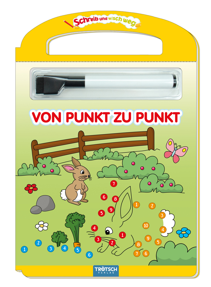 Cover: 9783957749550 | Trötsch Von Punkt zu Punkt Schreib und Wisch Weg mit Stift | KG | Buch