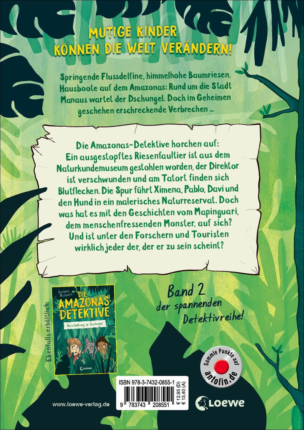 Rückseite: 9783743208551 | Die Amazonas-Detektive (Band 2) - Tatort Naturreservat | Michaelis