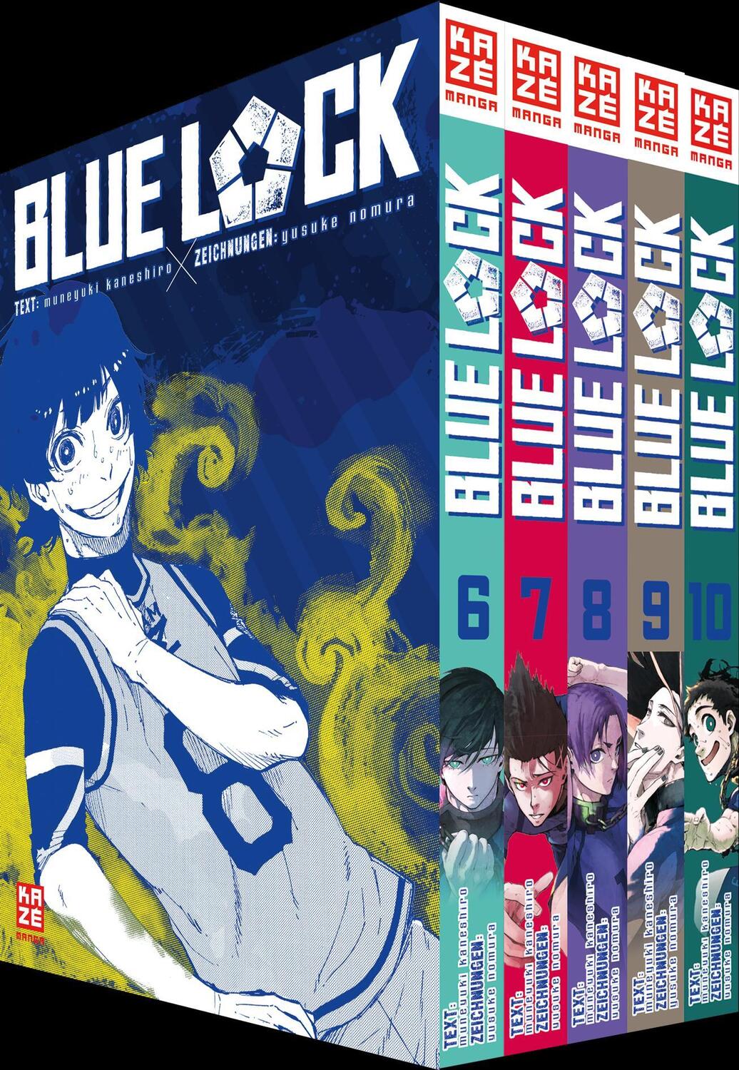Cover: 9782889516216 | Blue Lock - Band 6-10 im Sammelschuber | Yusuke Nomura | Taschenbuch