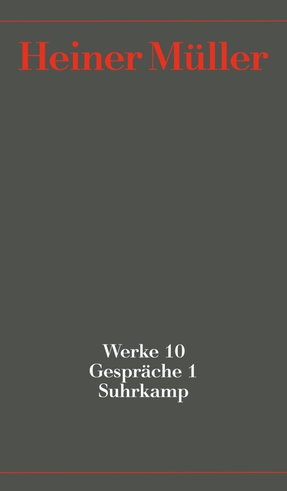 Cover: 9783518420430 | Gespräche. Bd.1 | 1965-1987 | Heiner Müller | Taschenbuch | 860 S.
