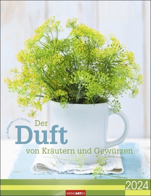 Cover: 9783840085536 | Der Duft von Kräutern und Gewürzen 2024. Kalender mit Duftnote -...