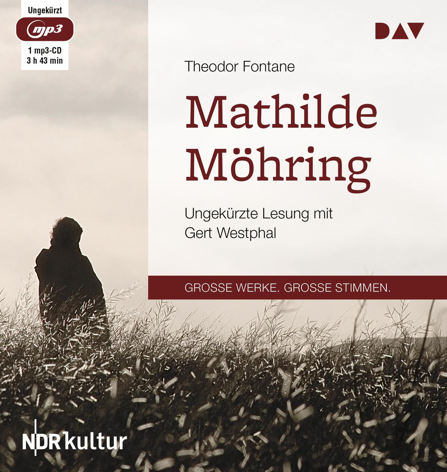 Cover: 9783862315598 | Mathilde Möhring | Ungekürzte Lesung mit Gert Westphal | Fontane | MP3