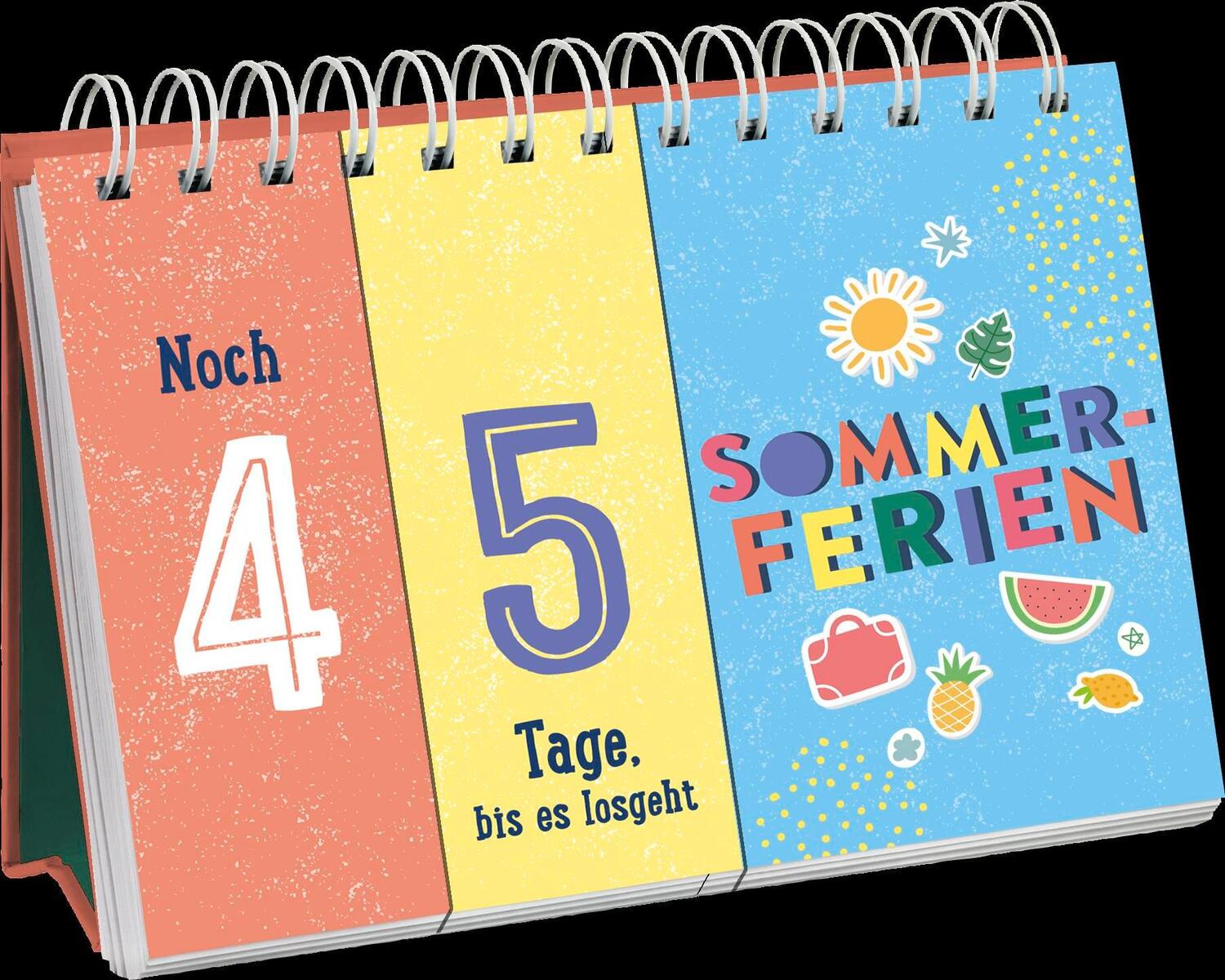 Bild: 9783629008923 | Mein Ferien-Countdown | Pattloch Verlag | Taschenbuch | Spiralbindung