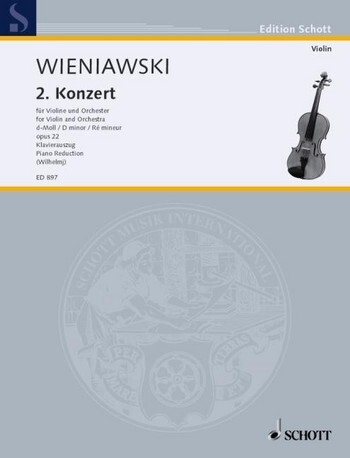 Cover: 9790001032070 | Konzert No. 2 d-Moll | Henryk Wieniawski | Buch | 42 S. | Deutsch