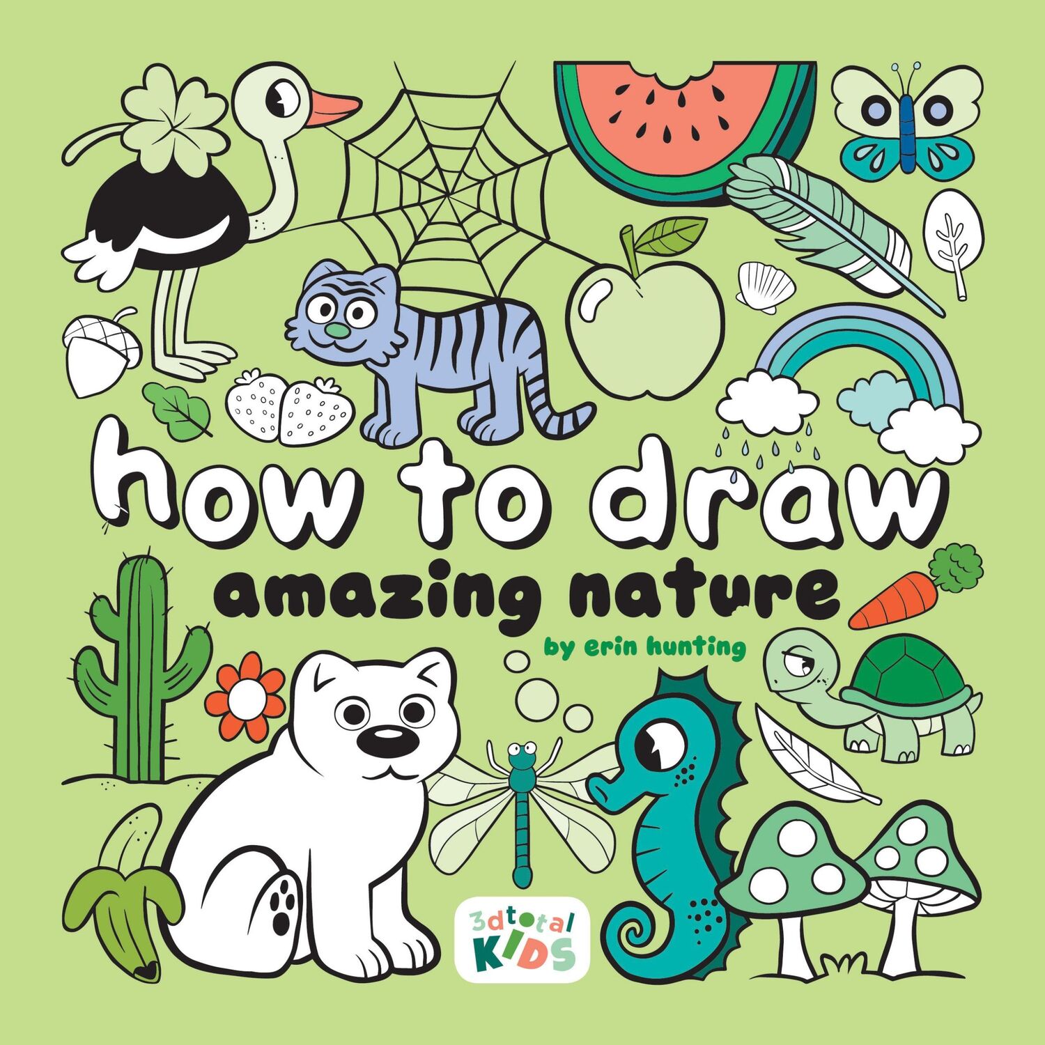 Cover: 9781912843763 | How to Draw Amazing Nature | Step-by-step art for kids | 3dtotal