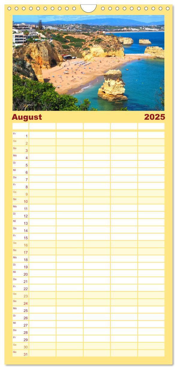 Bild: 9783457100295 | Familienplaner 2025 - Algarve verliebt mit 5 Spalten (Wandkalender,...