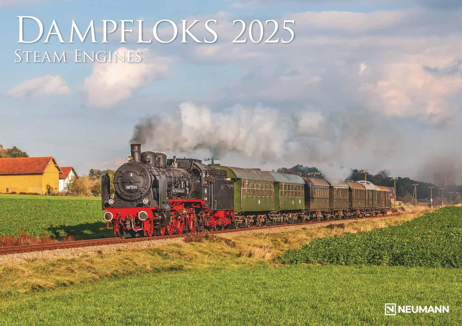 Cover: 4002725994233 | Dampfloks 2025 - Foto-Kalender - Wand-Kalender - 42x29,7 | Neumann