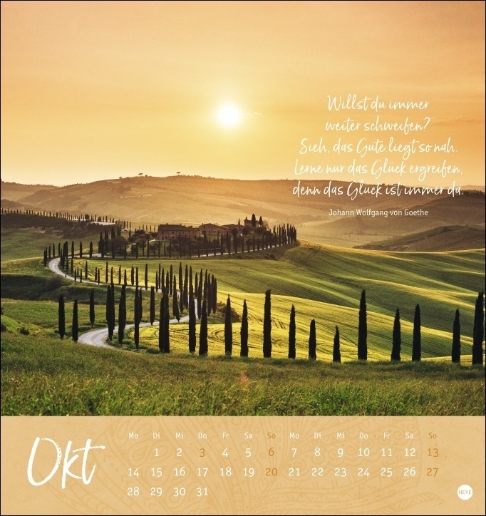 Bild: 9783756400683 | Tage voller Glück Postkartenkalender 2024. Kalender mit Postkarten...