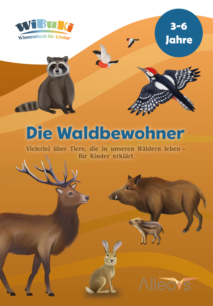 Cover: 9783910232075 | "WiBuKi" Wissensbuch für Kinder: Die Waldbewohner | Alexikova (u. a.)