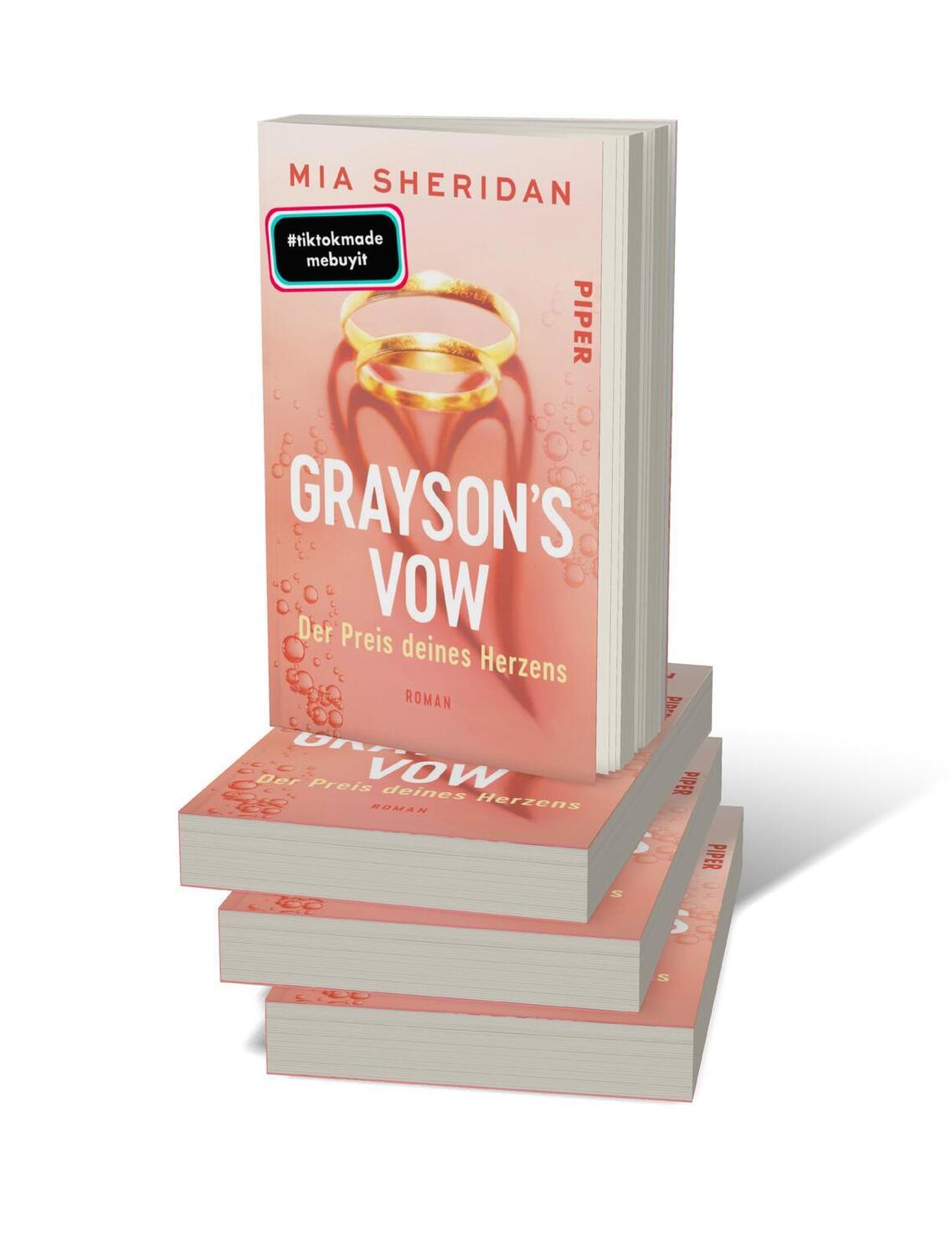 Bild: 9783492507981 | Grayson's Vow. Der Preis deines Herzens | Mia Sheridan | Taschenbuch